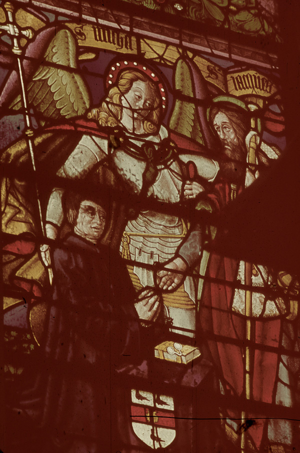 Nave, south, aisle bay window  9, lancet 4, 3rd register