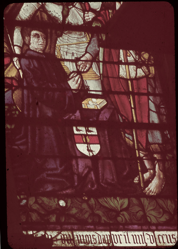 Nave, south, aisle bay window  9, lancet 4, 3rd register
