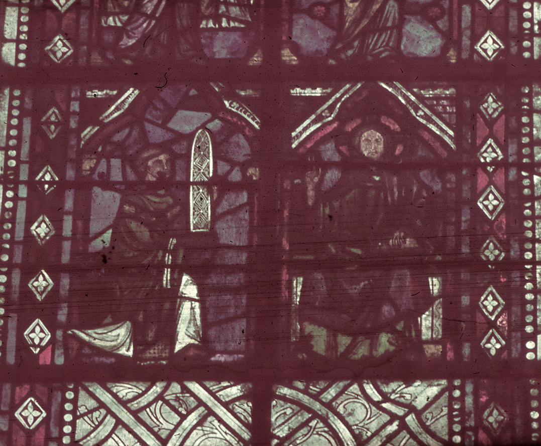 Nave, north, aisle  bay  window 2, lancet 1, lower register