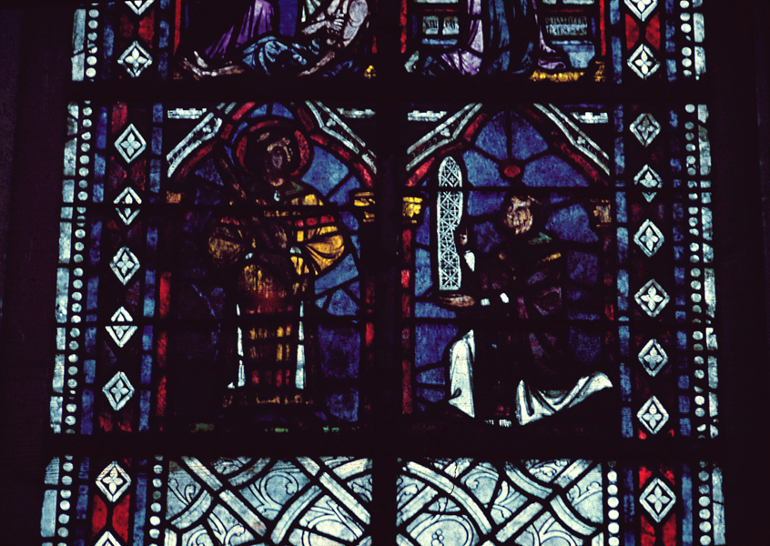 Nave, north, aisle  bay  window 2, lancet 2, lower register