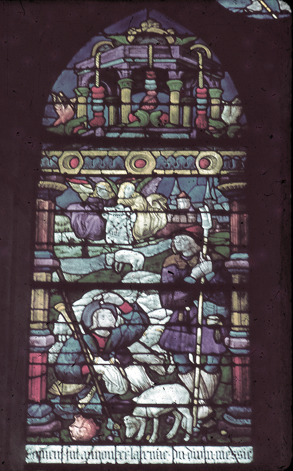 Nave, south, aisle bay window  3, lancet 1, 1st register