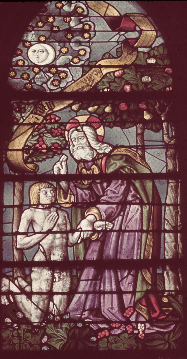 Nave, south, aisle bay window  9, lancet 2, 1st  register