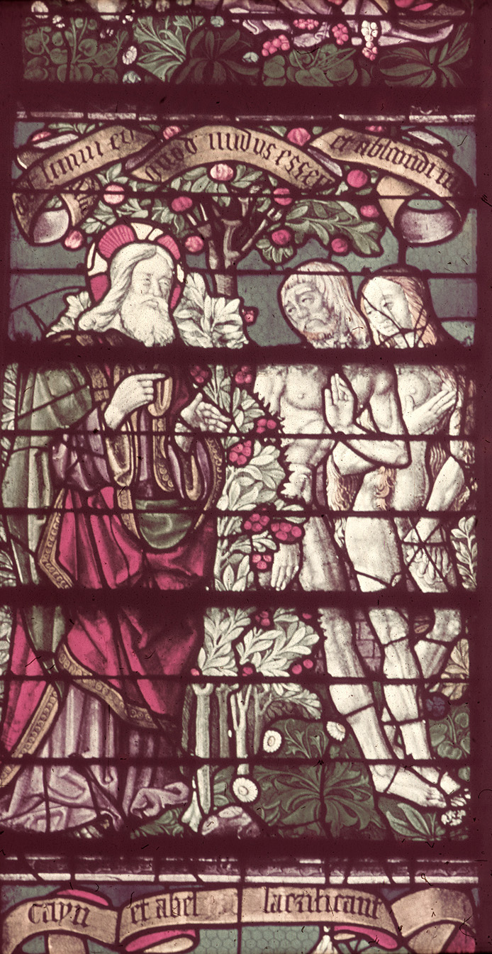 Nave, south, aisle bay window  9, lancet 2, 2nd register