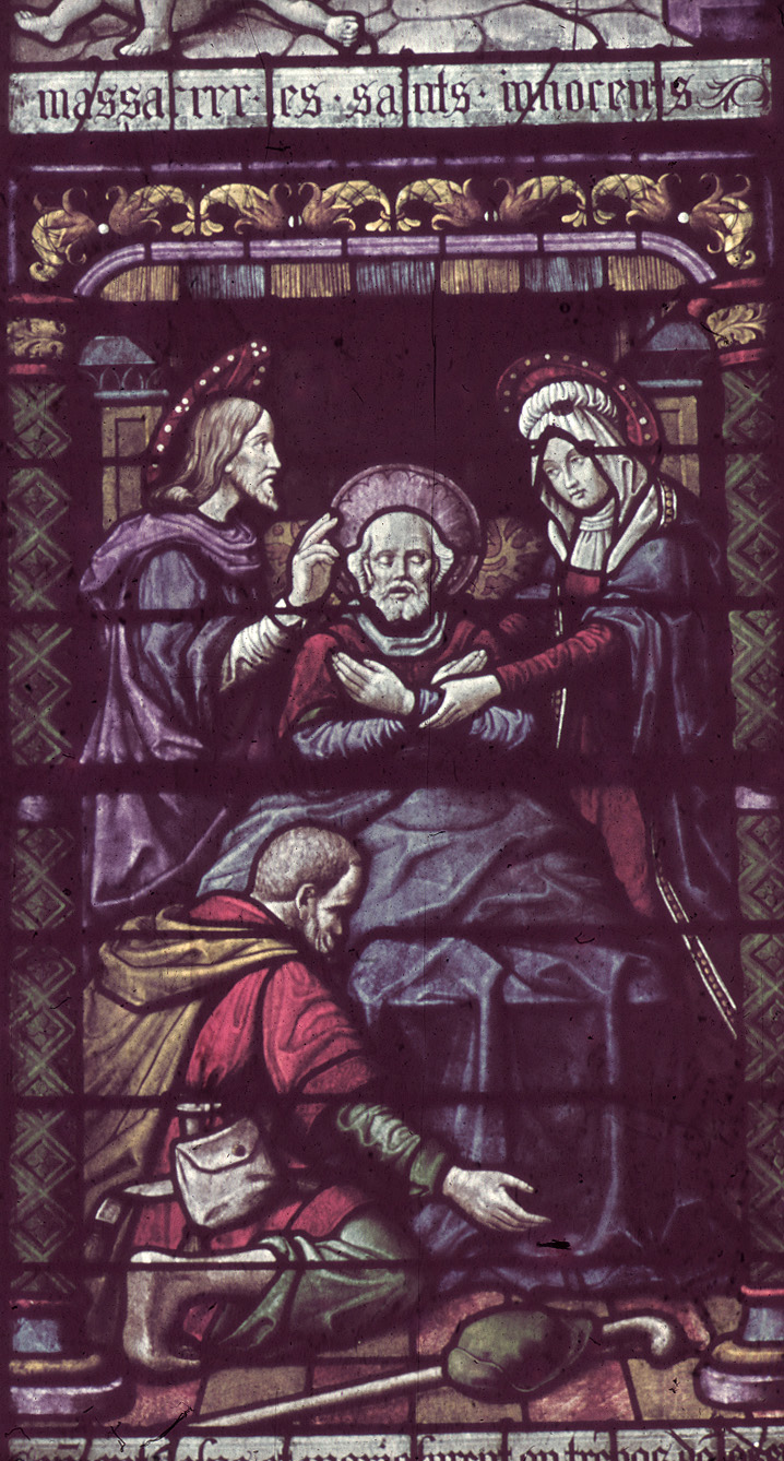 Nave, south, aisle bay window 3, lancet 4, 3rd register