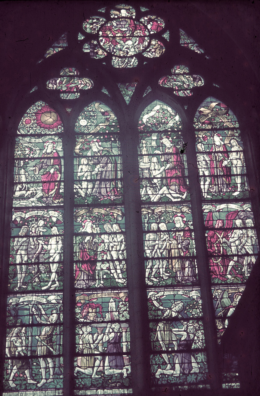 Nave, south, aisle bay window  9, full view