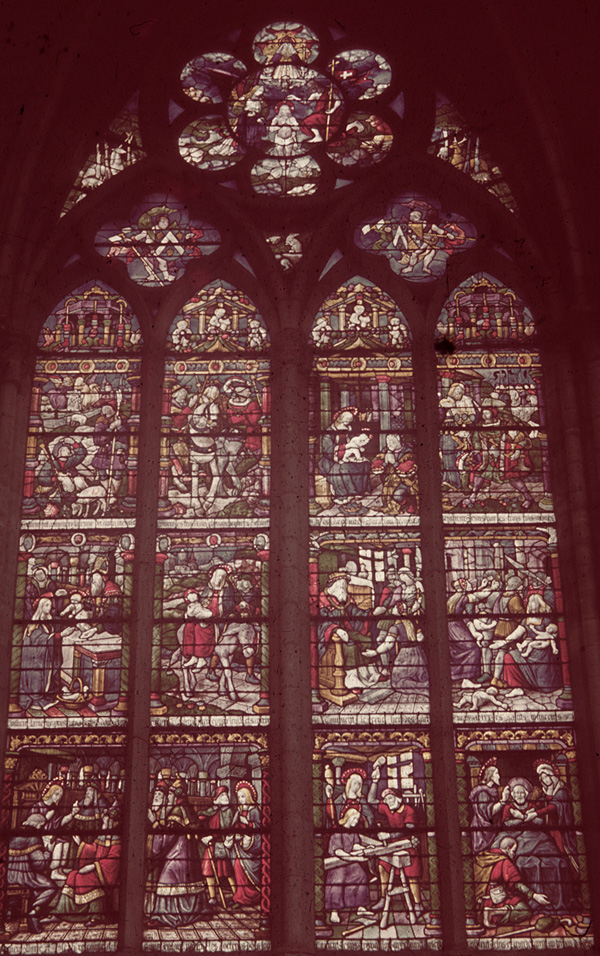 Nave, south, aisle bay window  3, full view