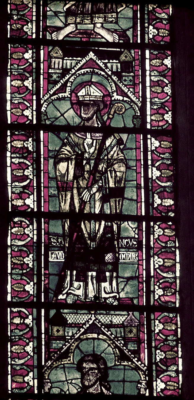 Apse, clerestory, southeast  window, lancet right
