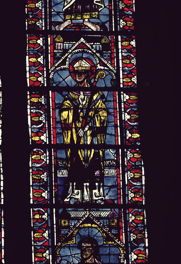 Apse, clerestory, southeast  window, lancet right