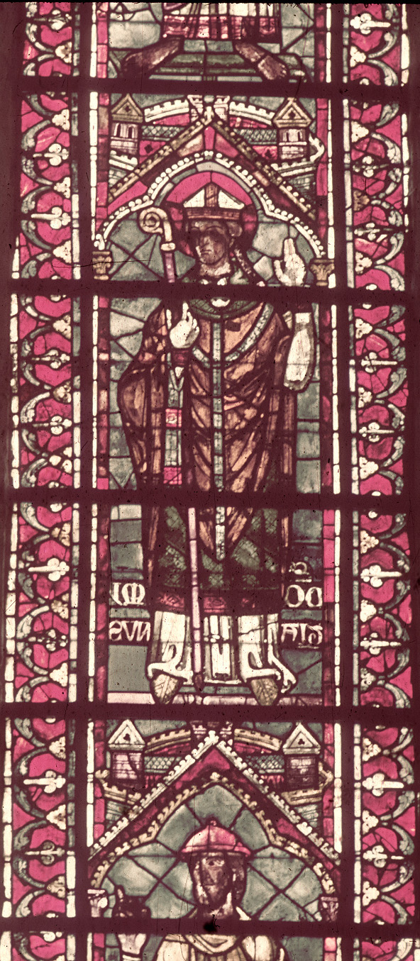Apse, clerestory, southeast  window, lancet left