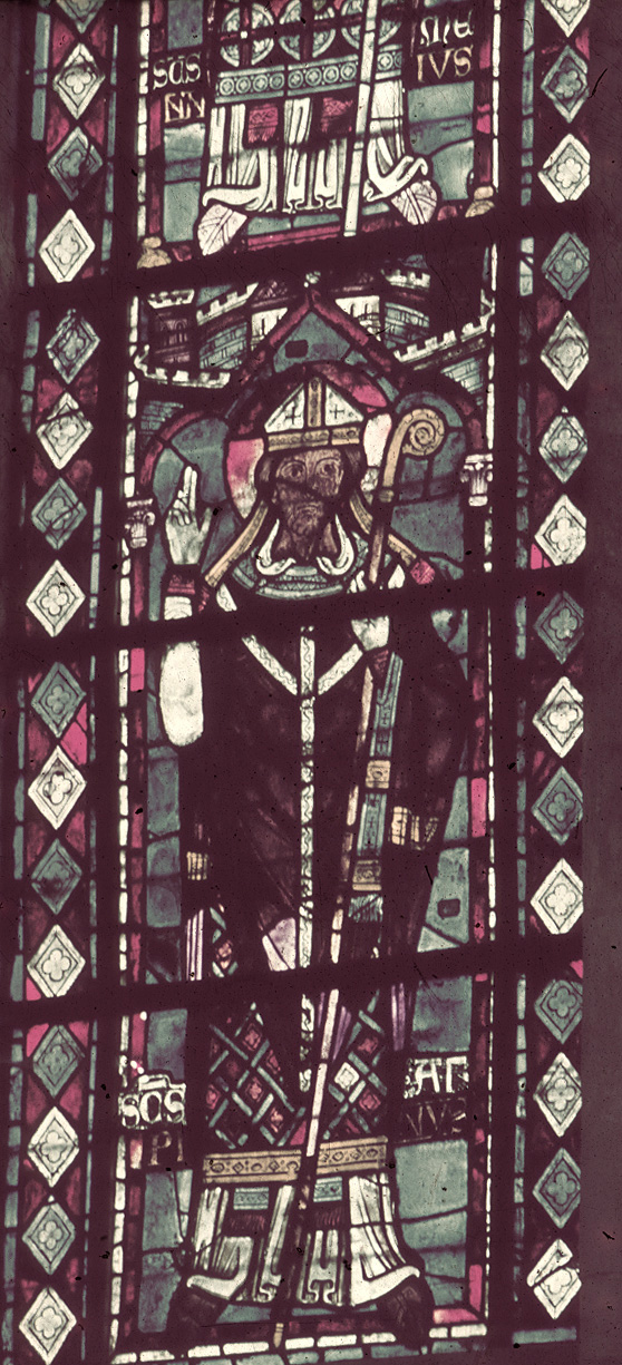 Apse, clerestory, east window, lancet left