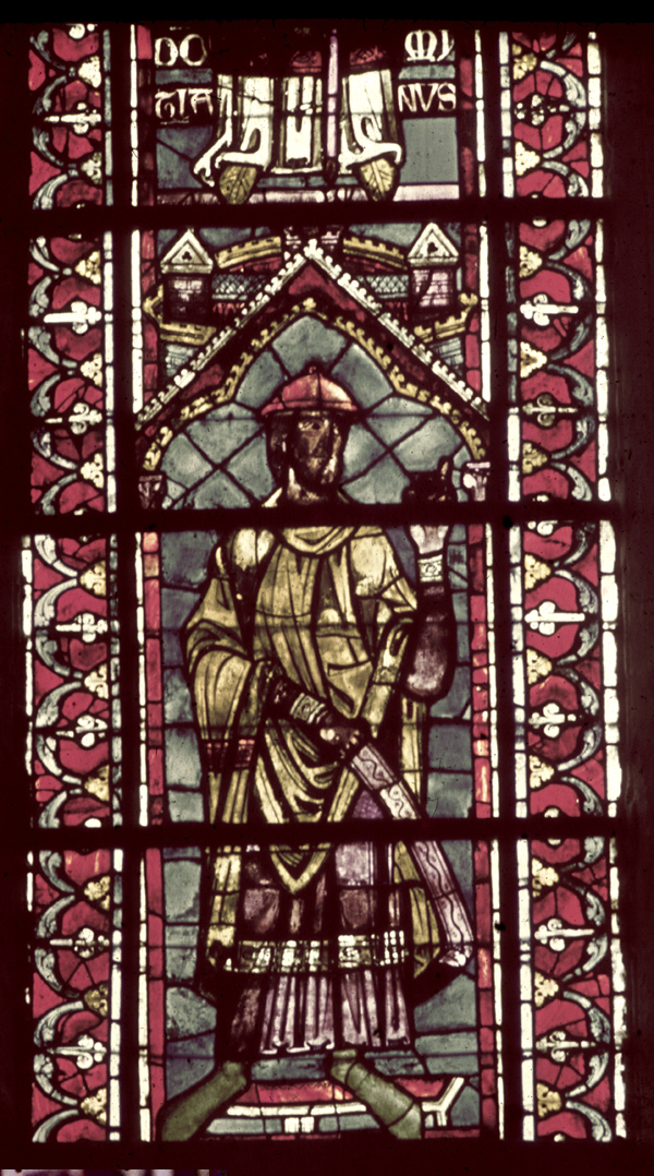 Apse, clerestory, southeast window , lancet  left