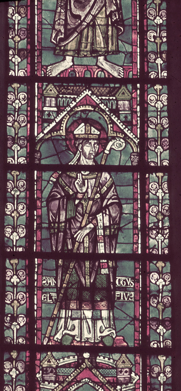 Apse, clerestory, northeast  window, lancet right