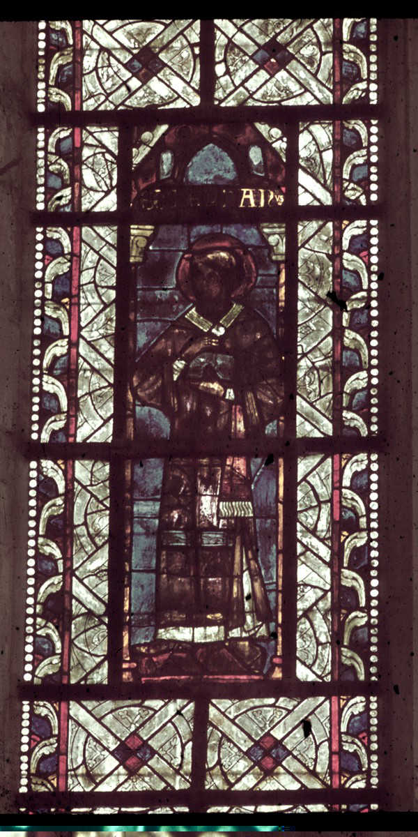Nave, north, clerestory, window bay 7, lancet 3