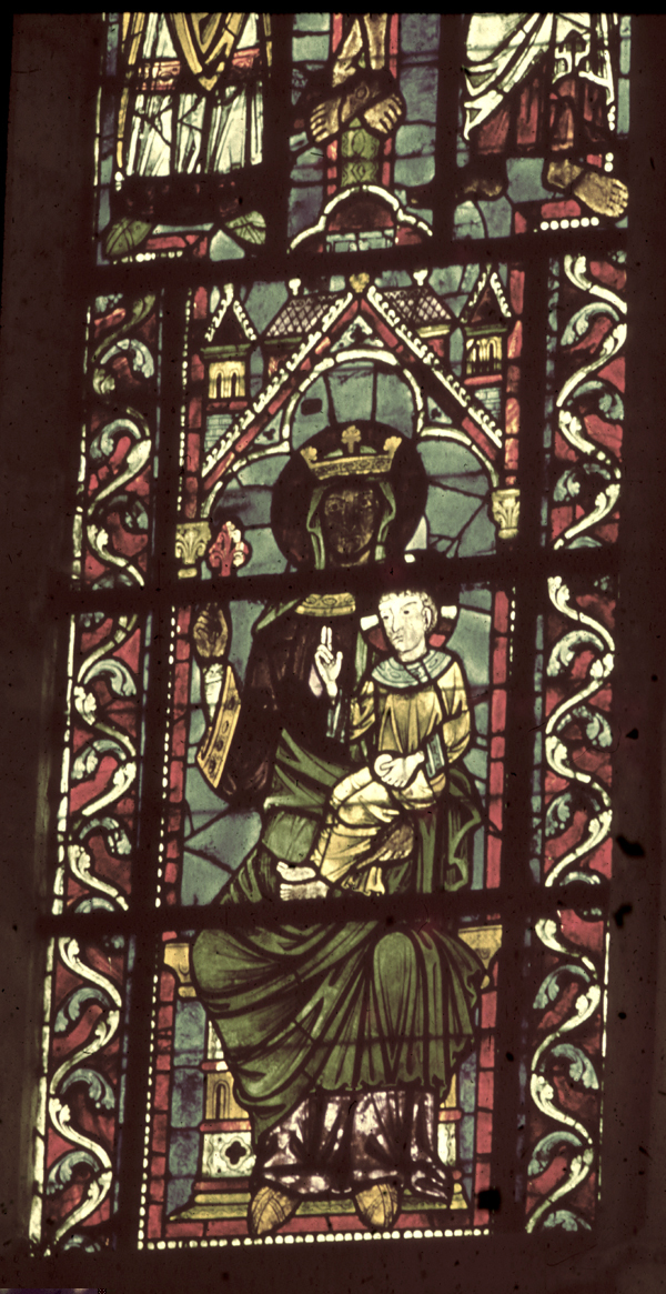 Apse, clerestory, east window, lancet right