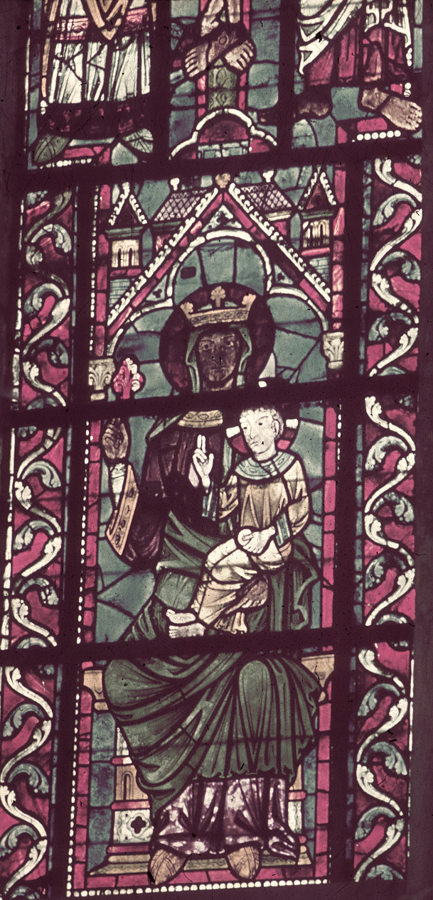 Apse, clerestory, east window, lancet right