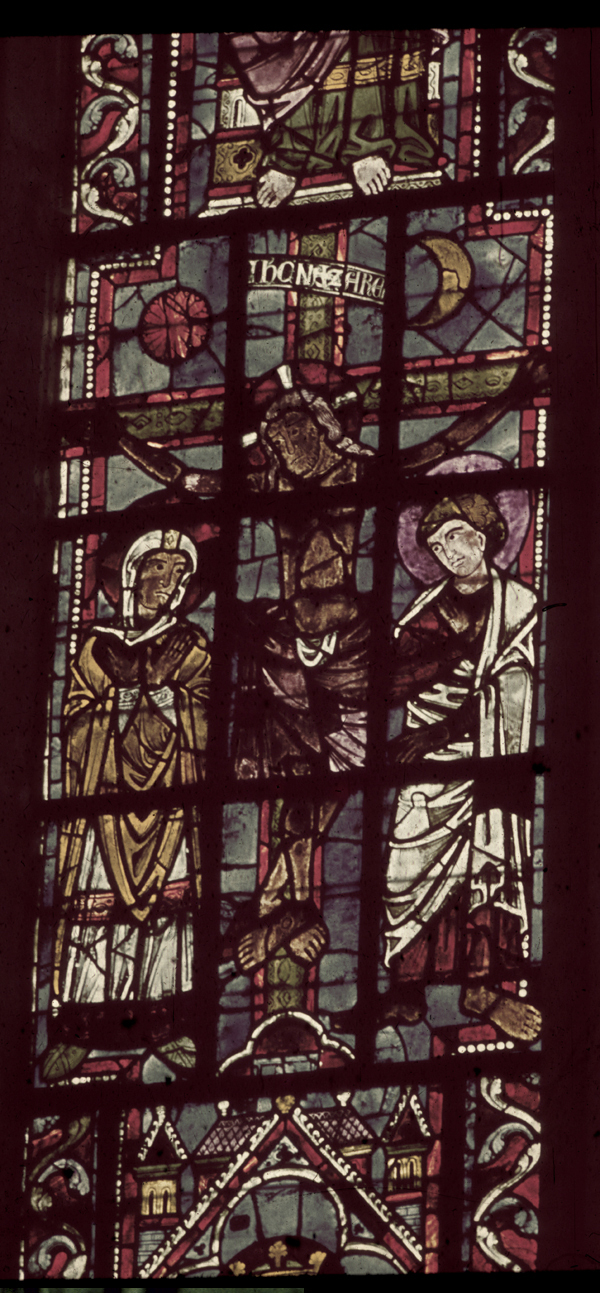 Apse, clerestory, east window, lancet right