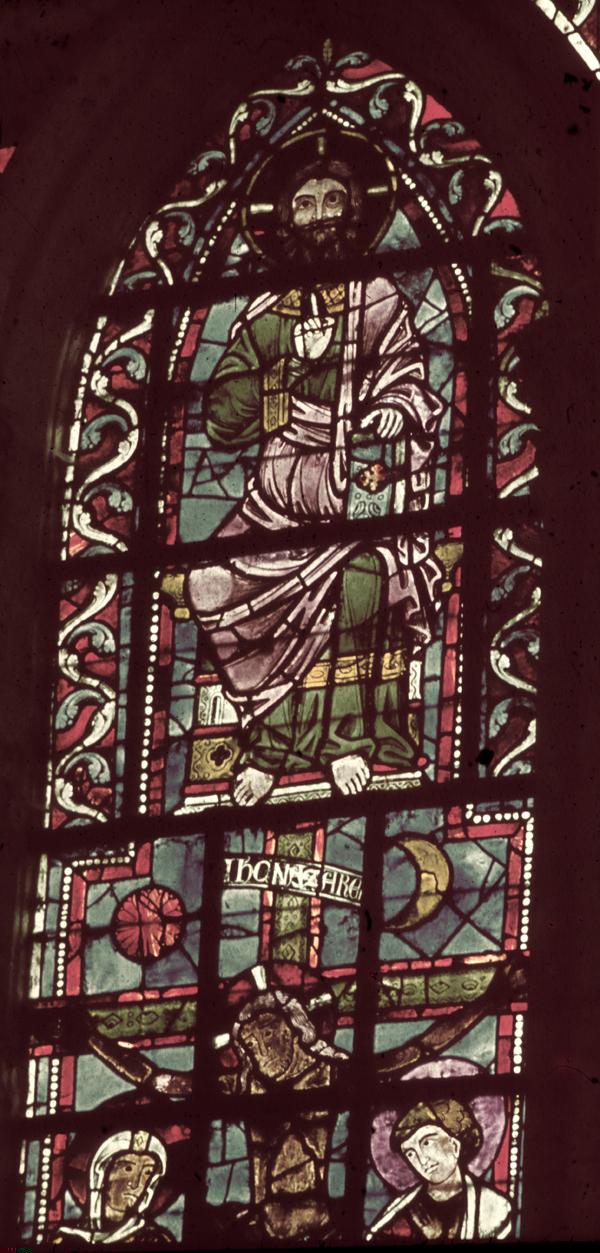 Apse, clerestory, east window, lancet right