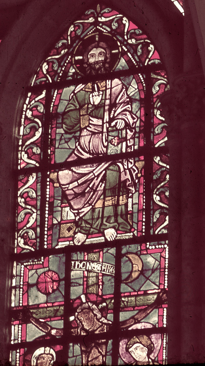 Apse, clerestory, east window, lancet right