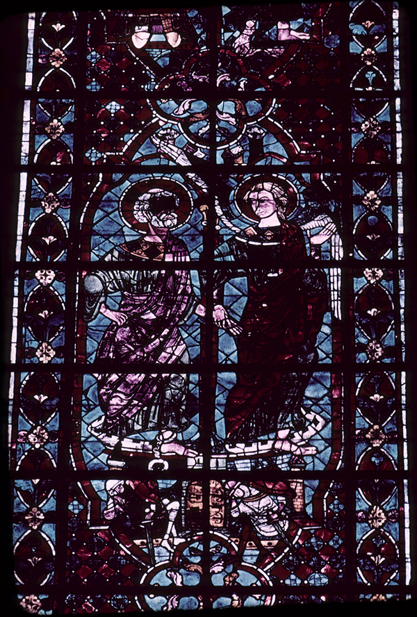 Choir, wall north, clerestory