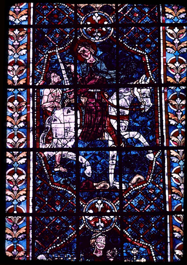 Choir, wall north, clerestory