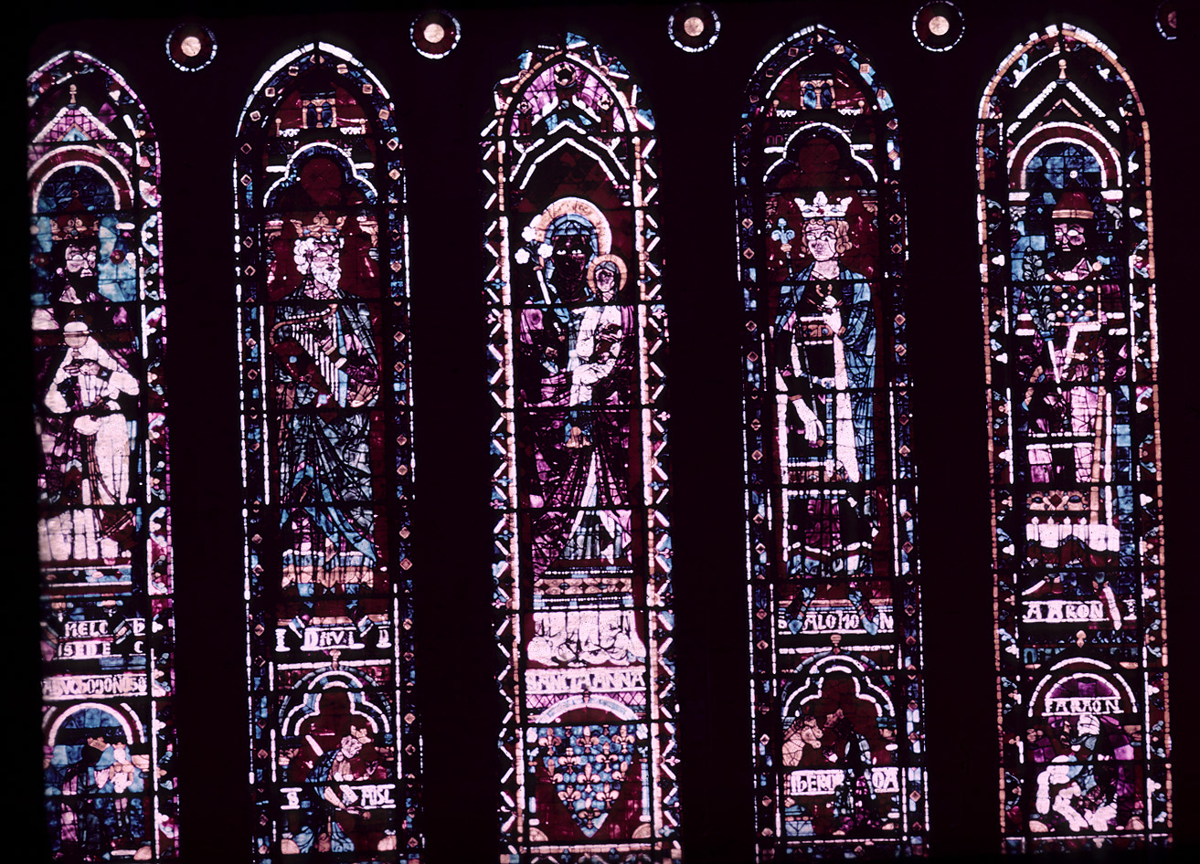 Transept north, wall north, clerestory