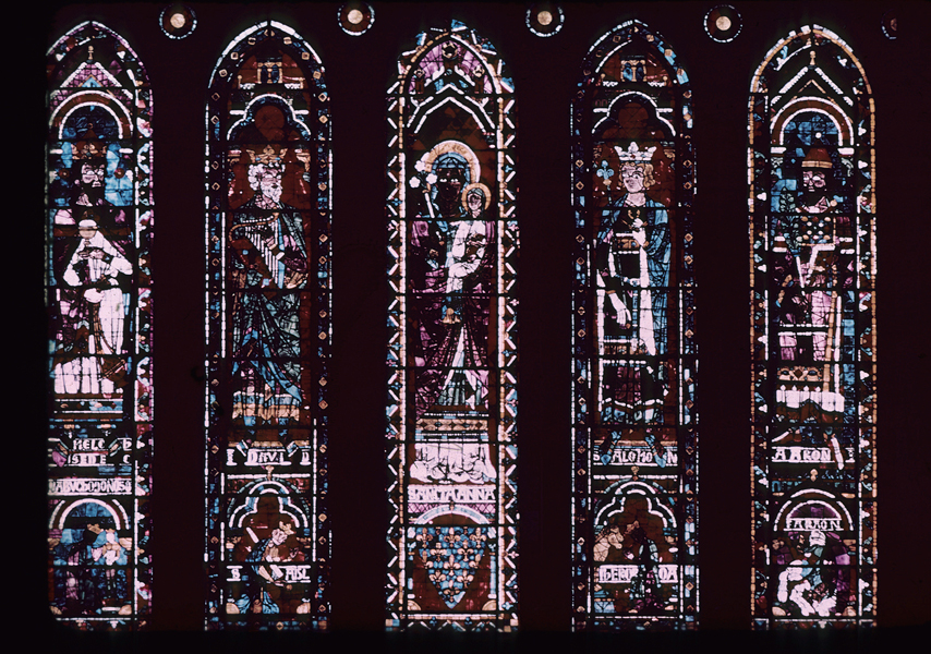 Transept north, wall north, clerestory