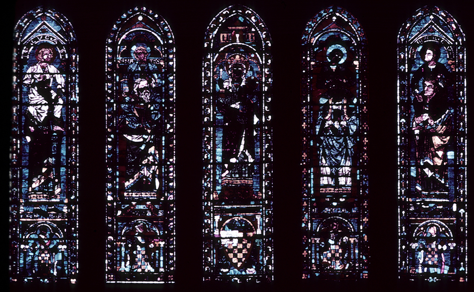Transept south, wall south, clerestory