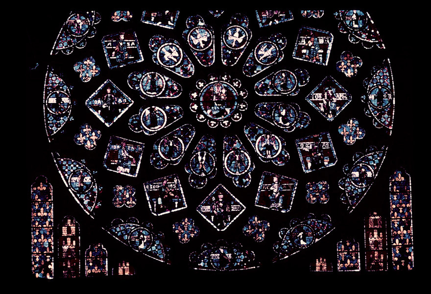 Transept north, wall north, clerestory