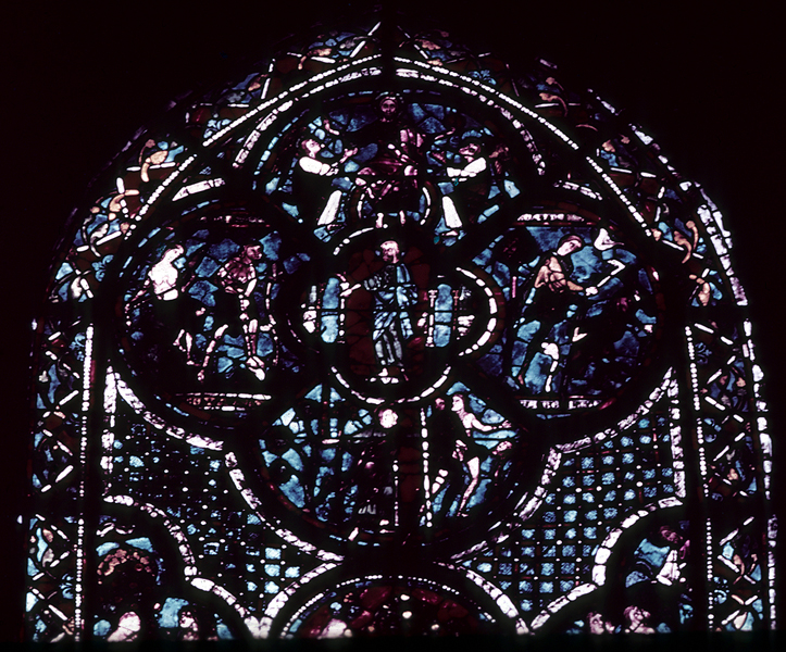 Nave, wall south, bay 3