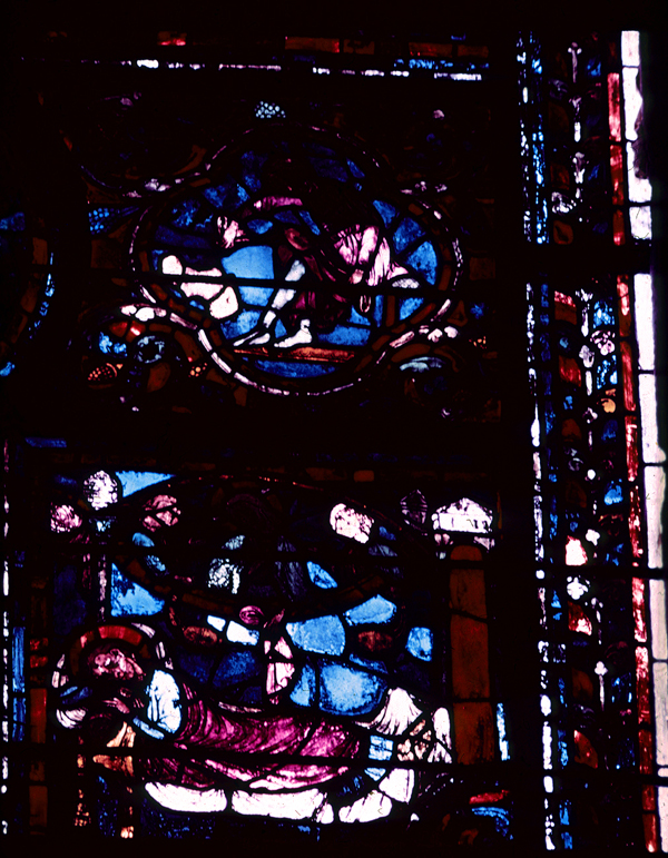 Choir, wall south, bay 4
