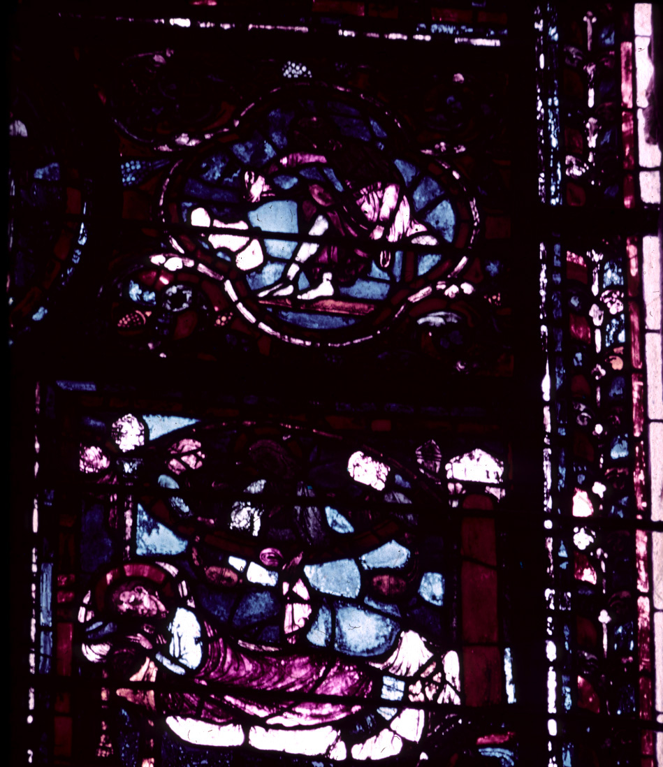Choir, wall south, bay 4