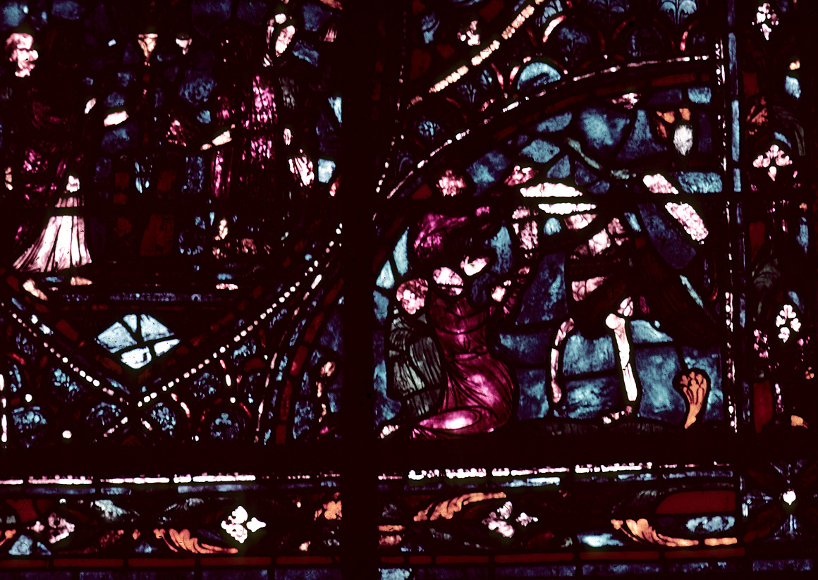 Choir, wall south, bay 2
