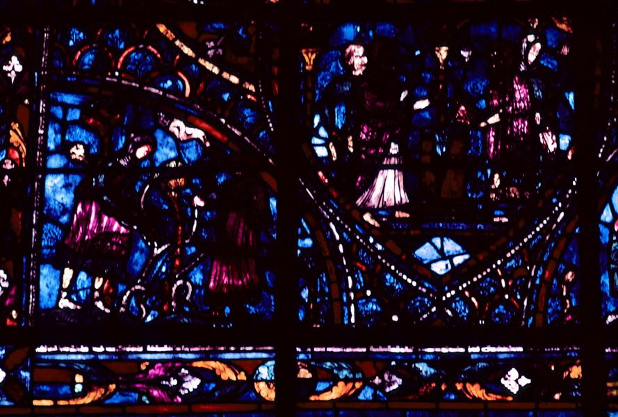 Choir, wall south, bay 2
