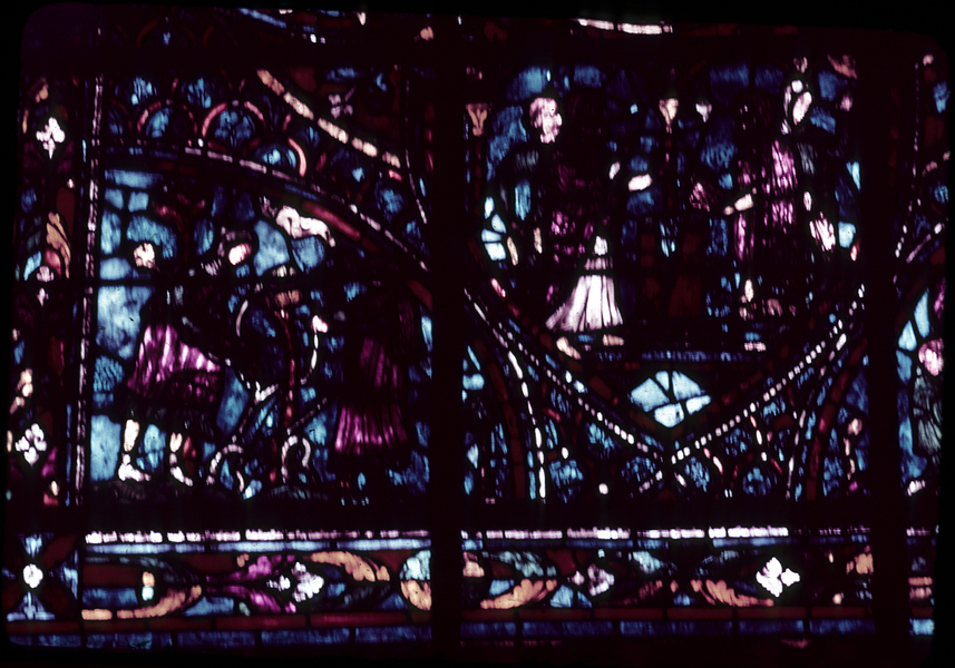 Choir, wall south, bay 2