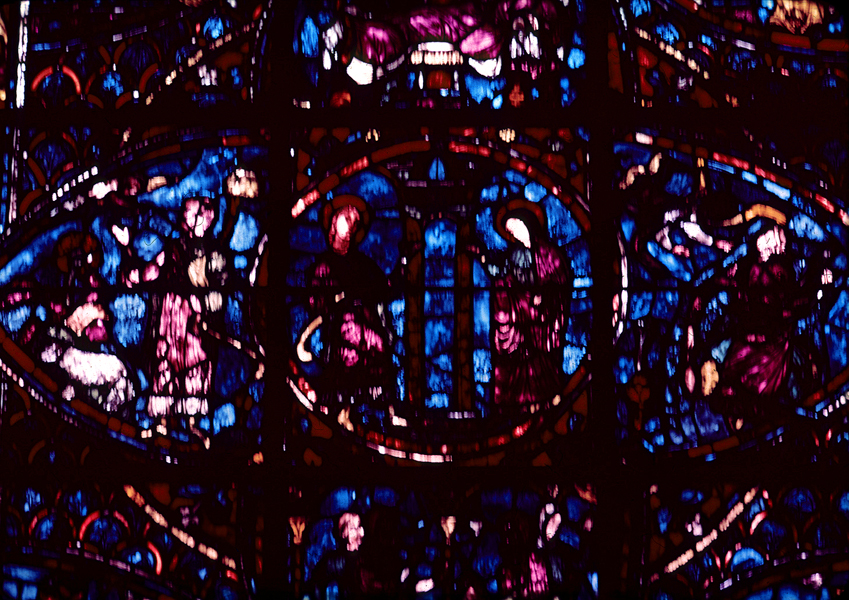 Choir, wall south, bay 2