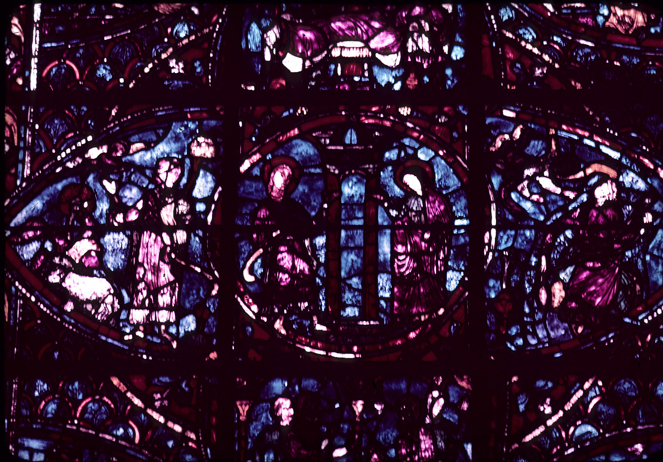 Choir, wall south, bay 2