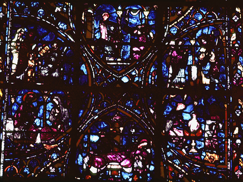 Choir, wall south, bay 2