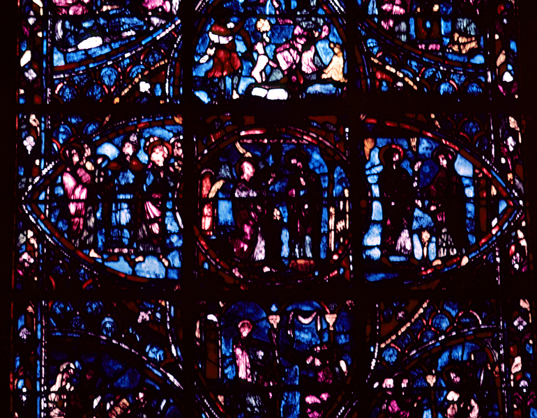 Choir, wall south, bay 2