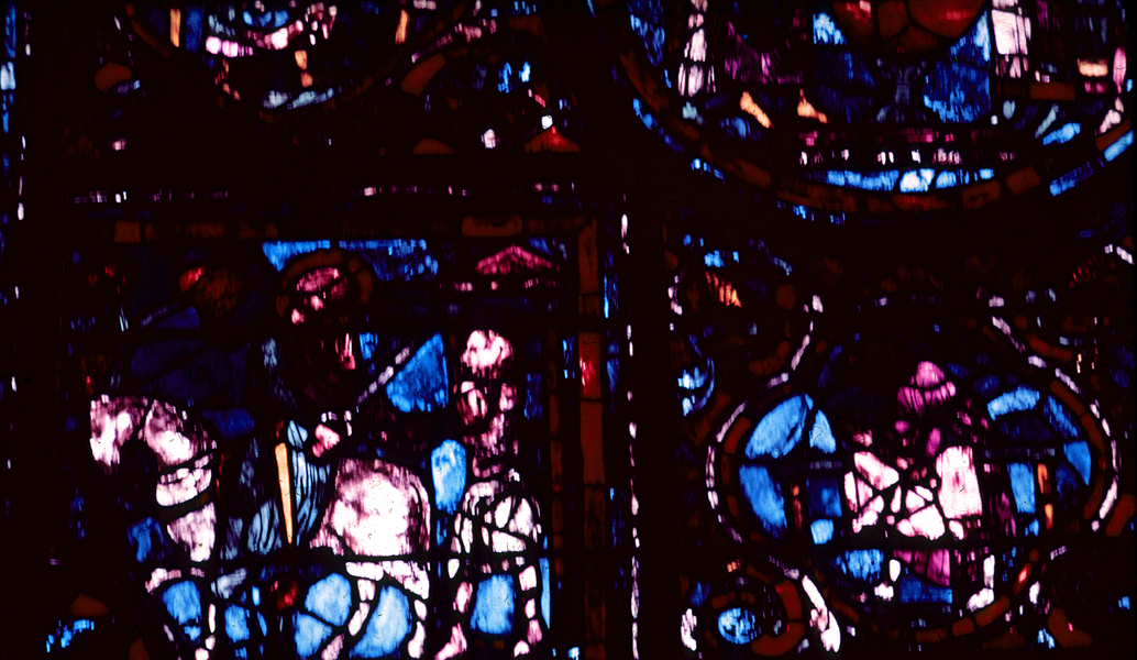 Choir, wall south, bay 4