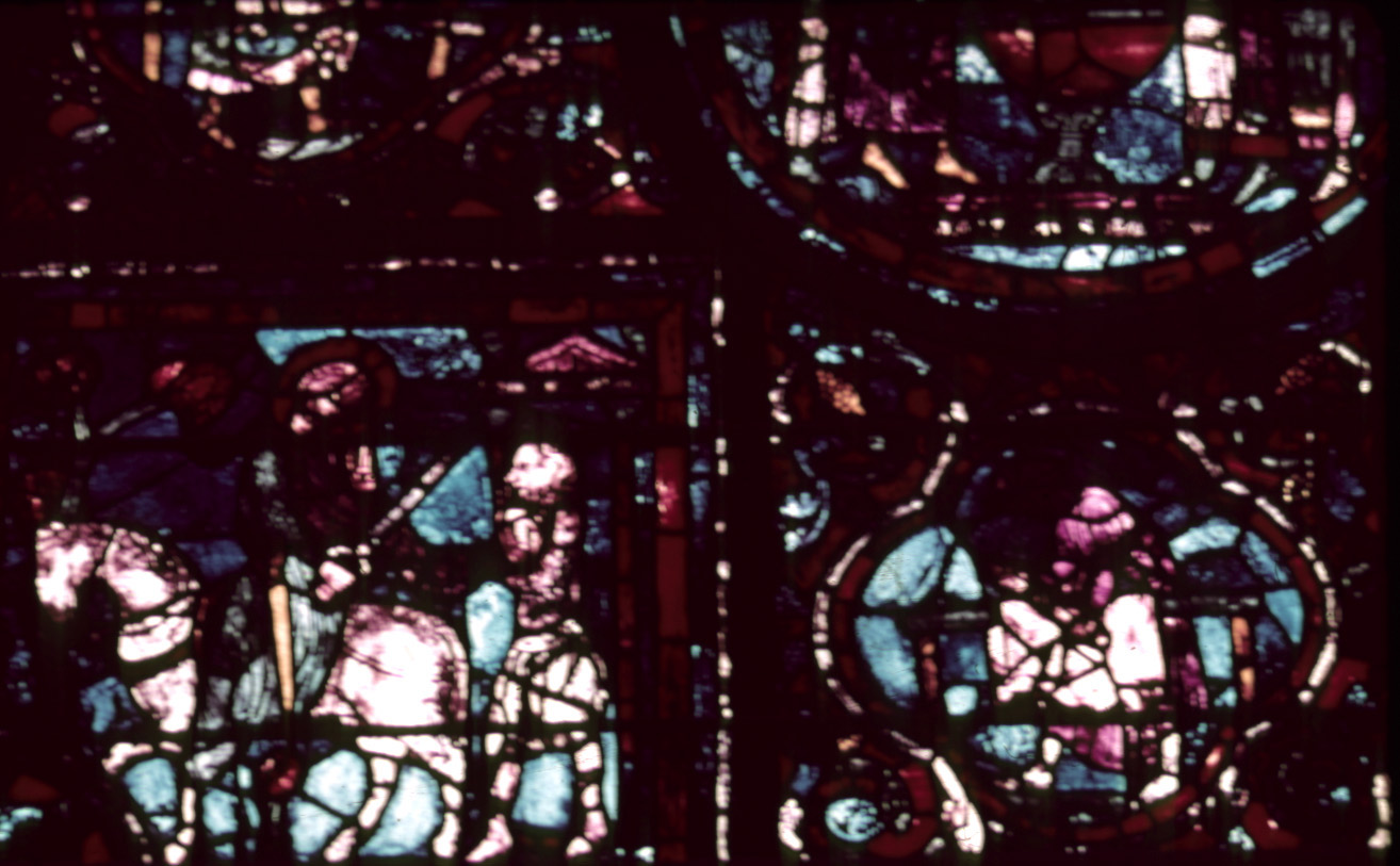 Choir, wall south, bay 4