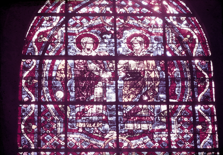 Transept north, wall west, clerestory