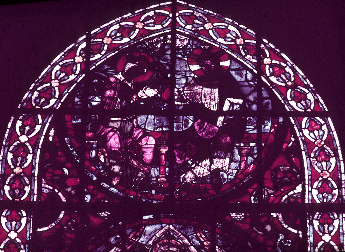 Transept north, wall west, clerestory