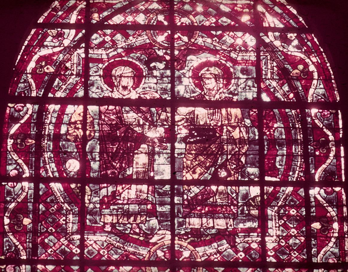 Transept north, wall west, clerestory