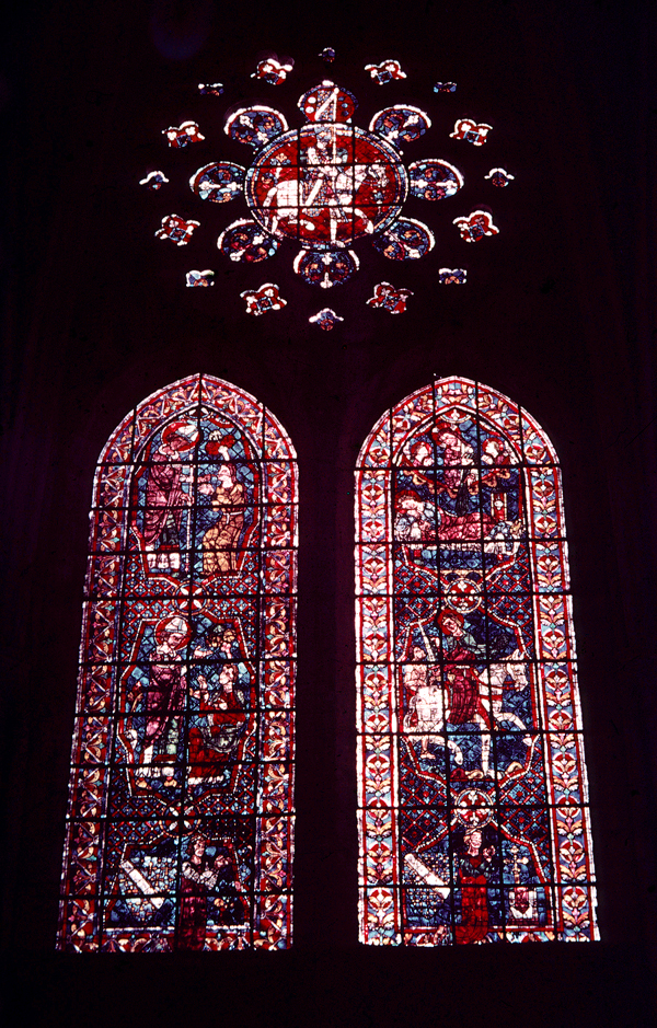 Choir, wall north, clerestory
