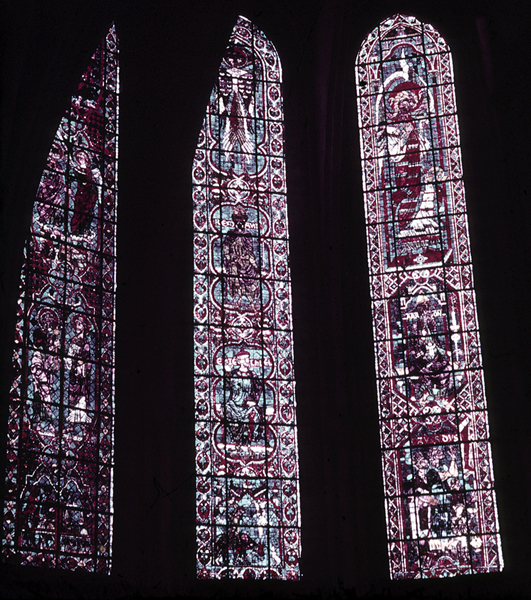 Choir, wall east, clerestory