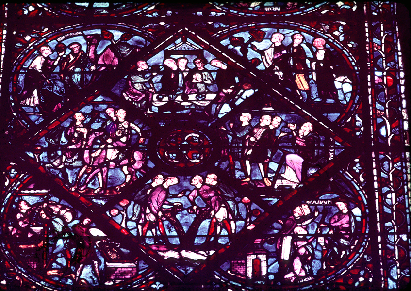 Nave, wall north, bay 4