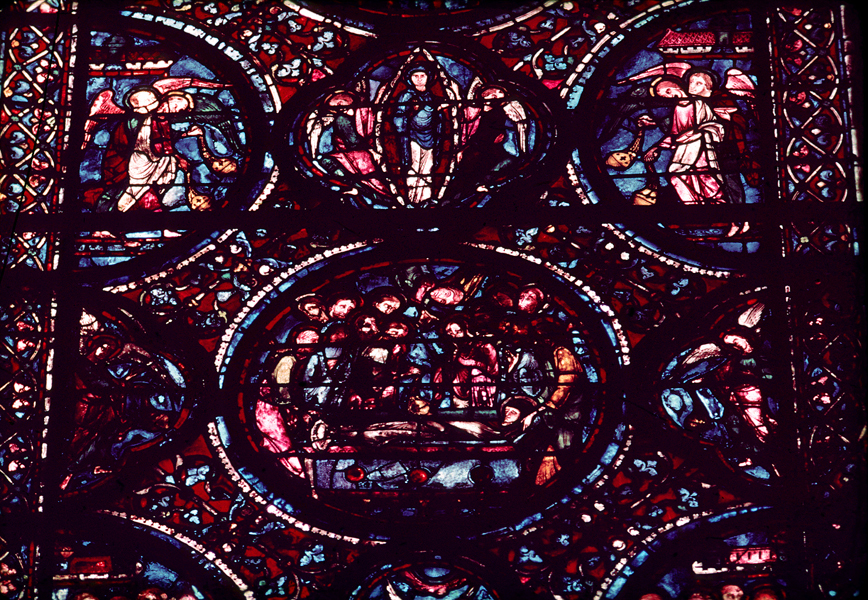 Nave, wall south, bay 4