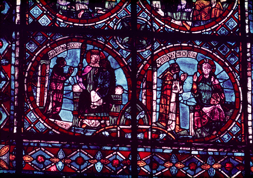 Apse, central, window 4