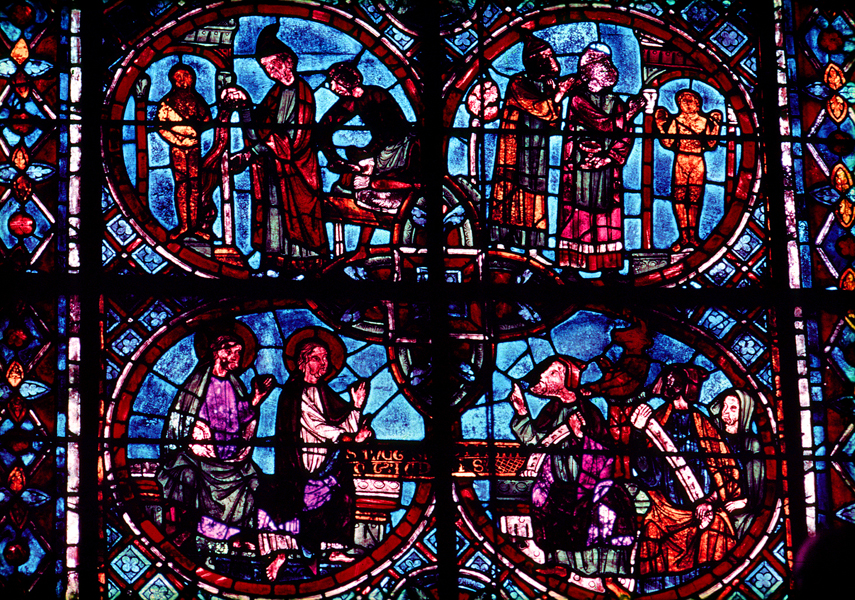 Apse, central, window 4