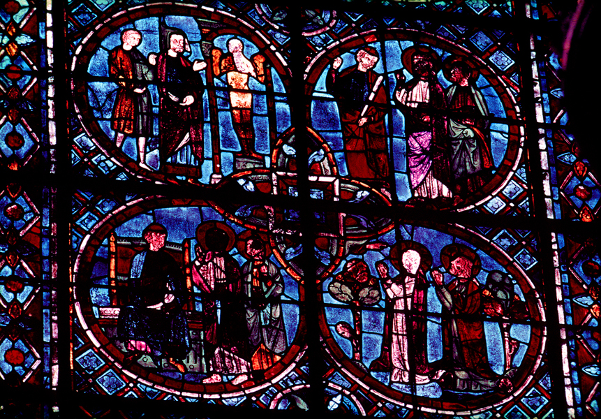 Apse, central, window 4